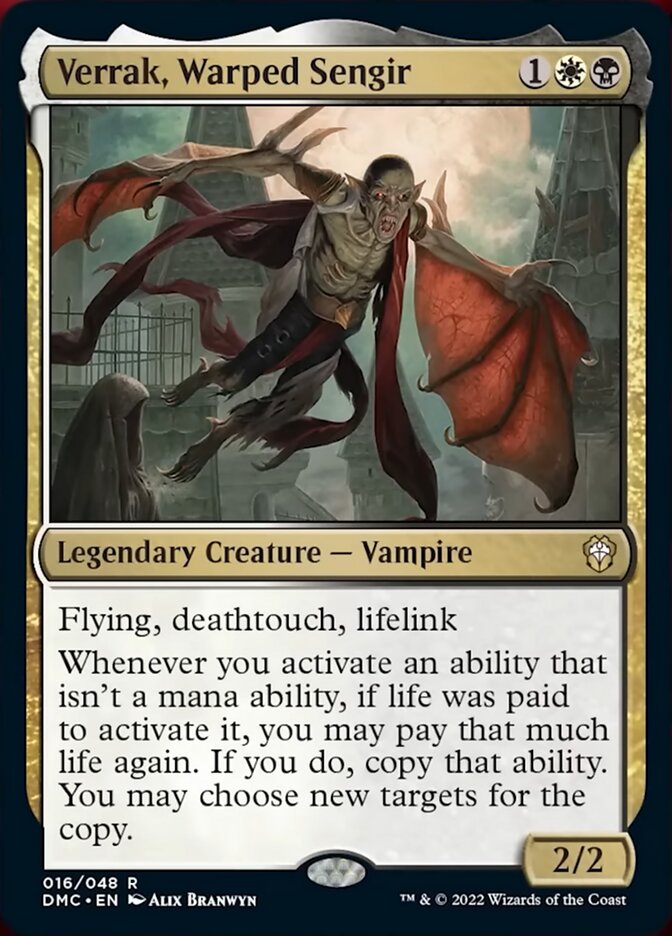 Verrak, Warped Sengir [Dominaria United Commander] | Good Games Morley