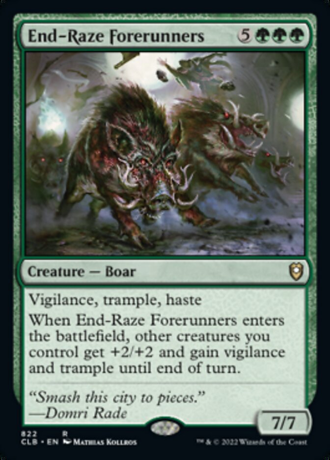 End-Raze Forerunners [Commander Legends: Battle for Baldur's Gate] | Good Games Morley