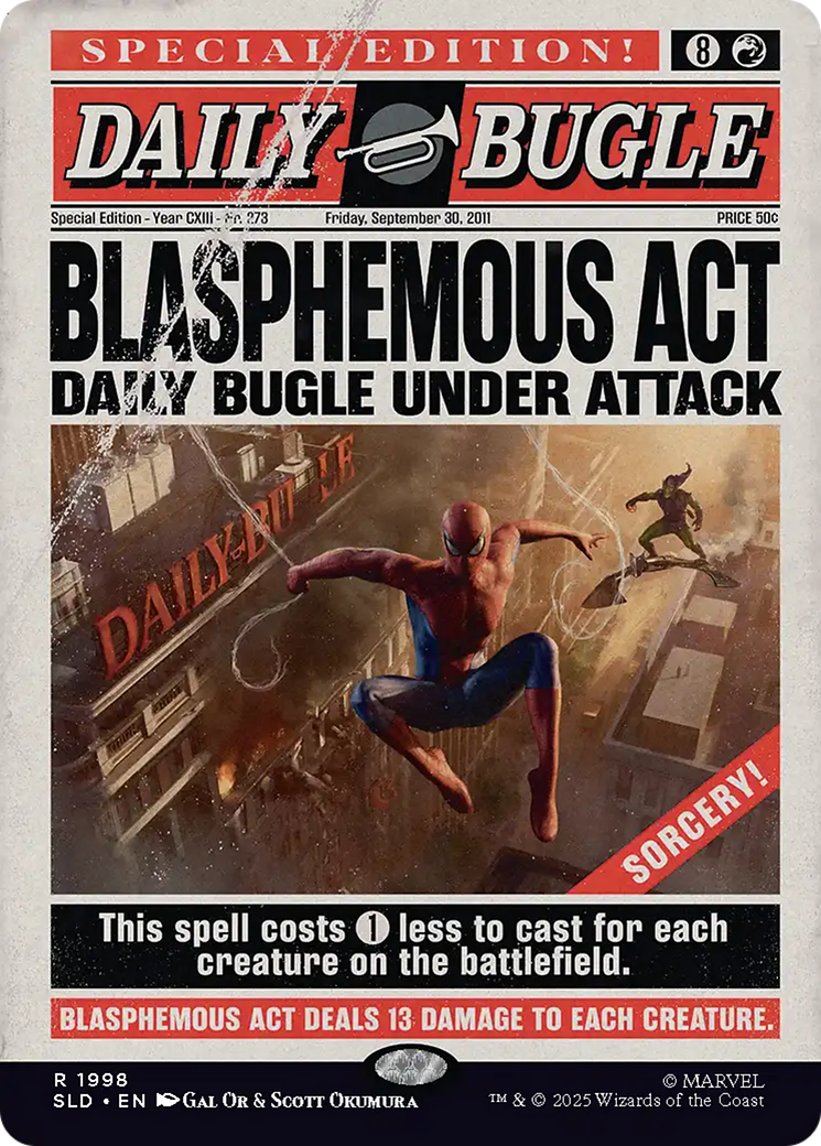 Blasphemous Act (1998) (Rainbow Foil) [Secret Lair Drop Series] | Good Games Morley