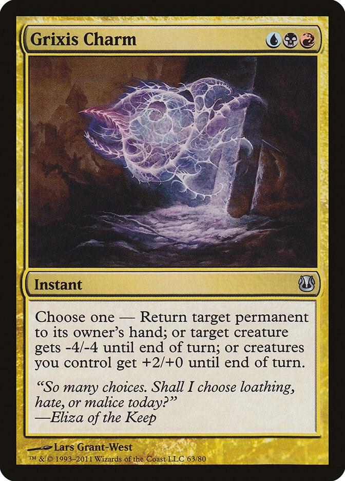 Grixis Charm 63/80 (Duel Decks: Ajani vs. Nicol Bolas)  | Good Games Morley