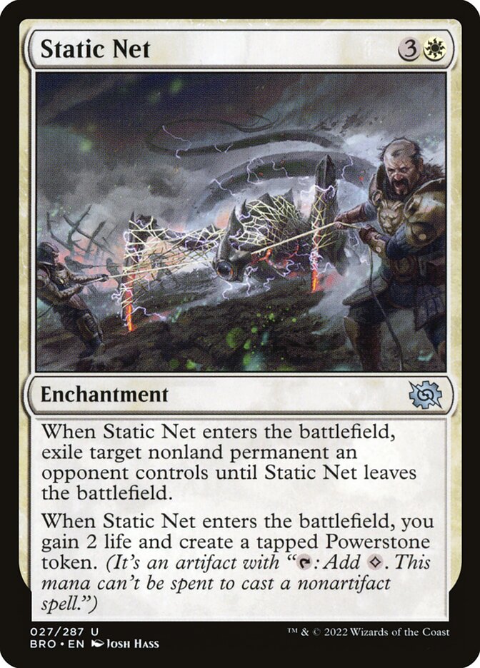 Static Net 27/287 (The Brothers' War)  - Foil | Good Games Morley