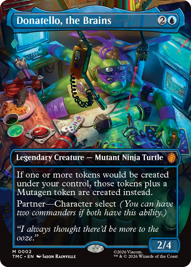 Donatello, the Brains (Borderless) [Teenage Mutant Ninja Turtles Commander] | Good Games Morley
