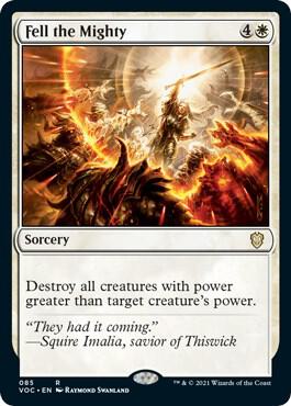 Fell the Mighty 85/38 (Commander: Innistrad: Crimson Vow)  | Good Games Morley