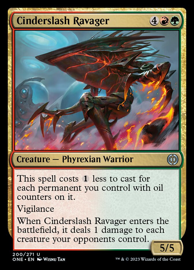 Cinderslash Ravager [Phyrexia: All Will Be One] | Good Games Morley