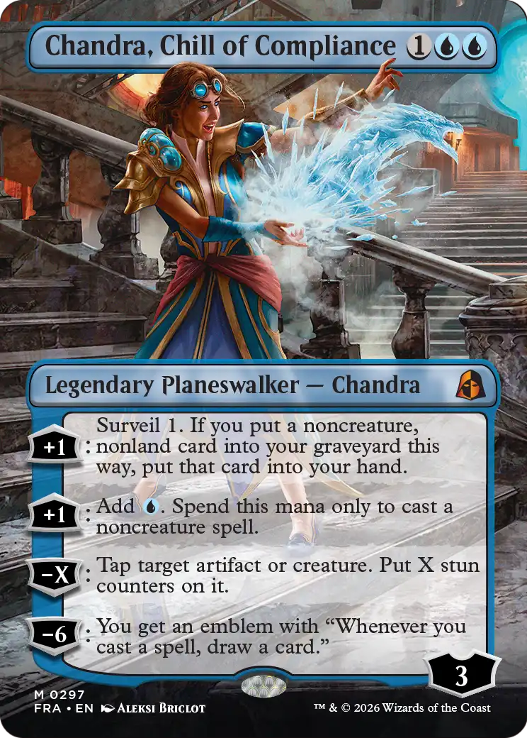 Chandra, Chill of Compliance (Borderless) [Reality Fracture] | Good Games Morley