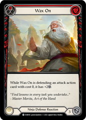 Wax On (Red) [EVR050] (Everfest)  1st Edition Rainbow Foil | Good Games Morley