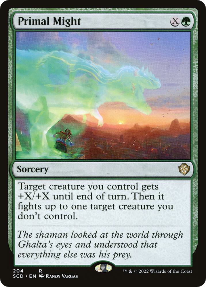 Primal Might 204/352 (Starter Commander Decks)  | Good Games Morley