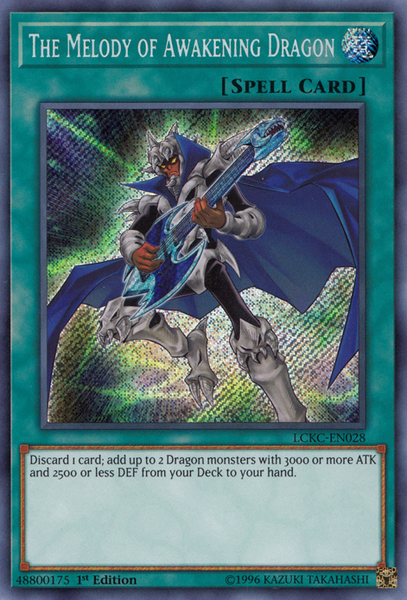 The Melody of Awakening Dragon [LCKC-EN028] Secret Rare | Good Games Morley