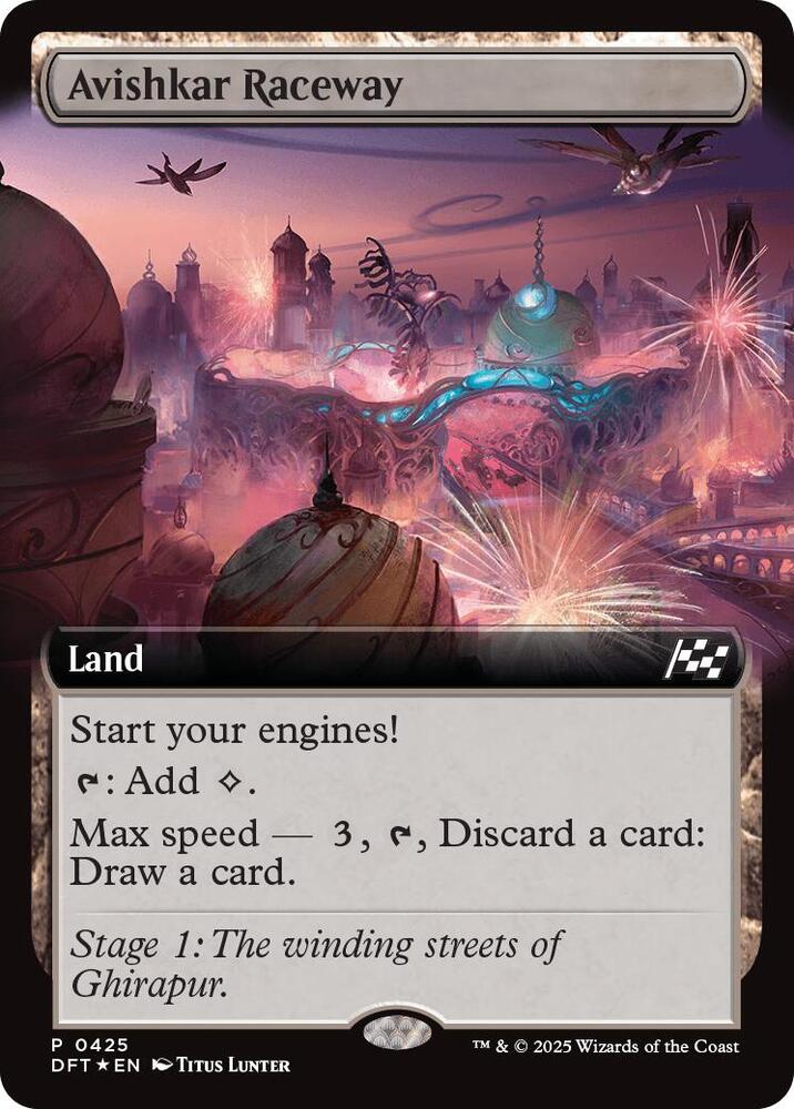 Avishkar Raceway 425/291 (Aetherdrift)  - Extended Art Foil | Good Games Morley