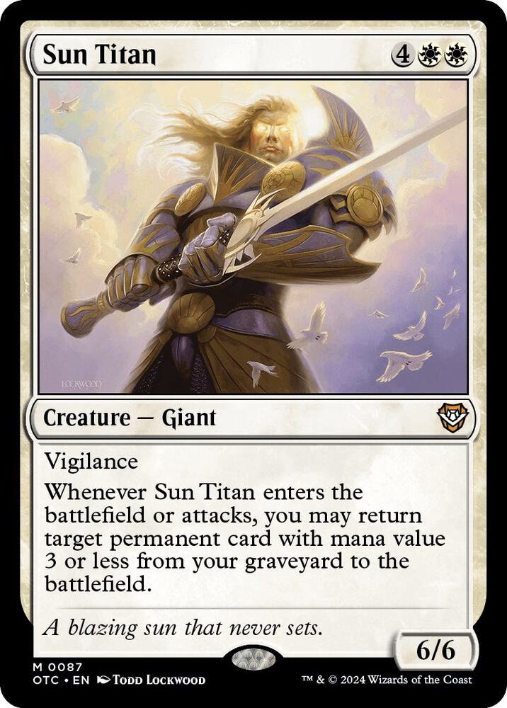 Sun Titan 87/342 (Commander: Outlaws of Thunder Junction)  | Good Games Morley