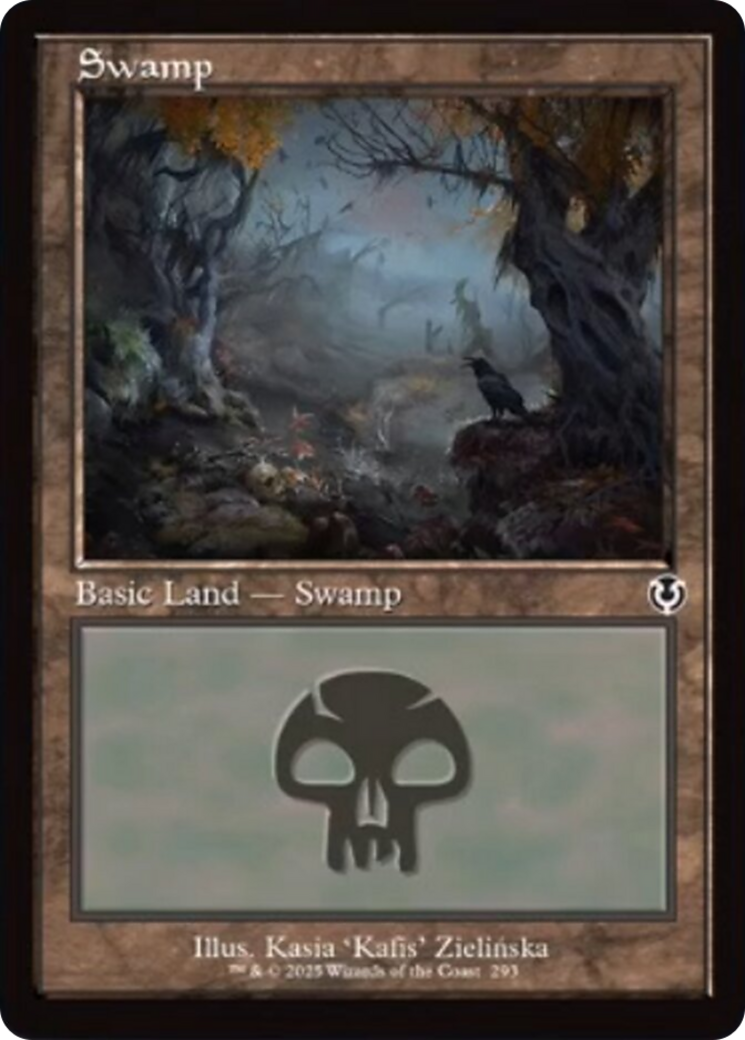 Swamp (293) (Retro Frame) [Innistrad Remastered] | Good Games Morley