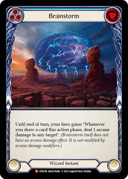 Brainstorm [DYN196] (Dynasty)  Rainbow Foil | Good Games Morley
