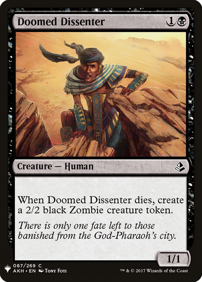 Doomed Dissenter [Mystery Booster] | Good Games Morley