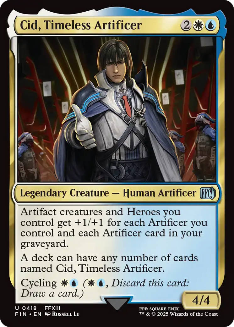 Cid, Timeless Artificer (0418) [FINAL FANTASY] | Good Games Morley