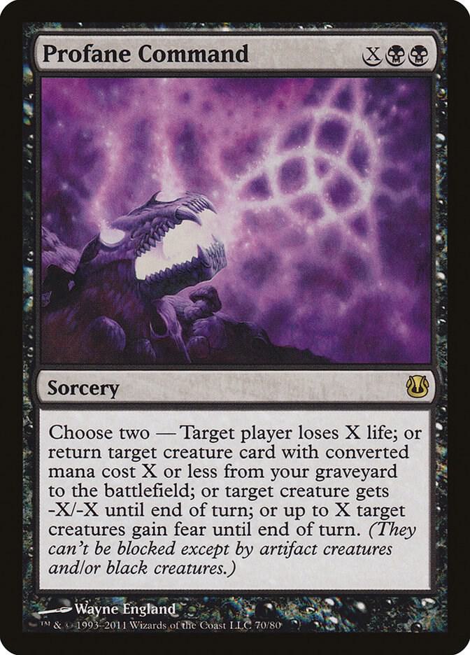 Profane Command 70/80 (Duel Decks: Ajani vs. Nicol Bolas)  | Good Games Morley