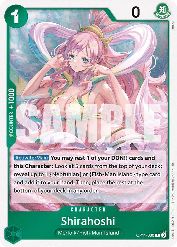 Shirahoshi OP11-030 (A Fist of Divine Speed)  - Foil | Good Games Morley