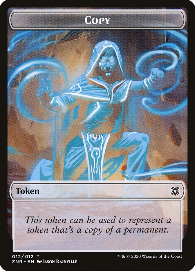 Angel Warrior // Copy Double-Sided Token [Zendikar Rising Tokens] | Good Games Morley