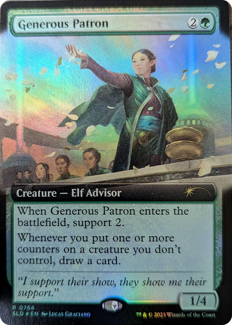 Generous Patron (Extended Art) [Secret Lair Drop Series] | Good Games Morley