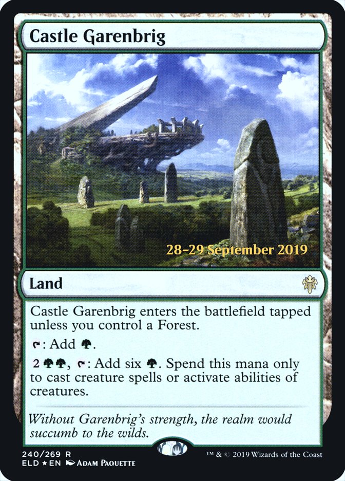 Castle Garenbrig [Throne of Eldraine Prerelease Promos] | Good Games Morley