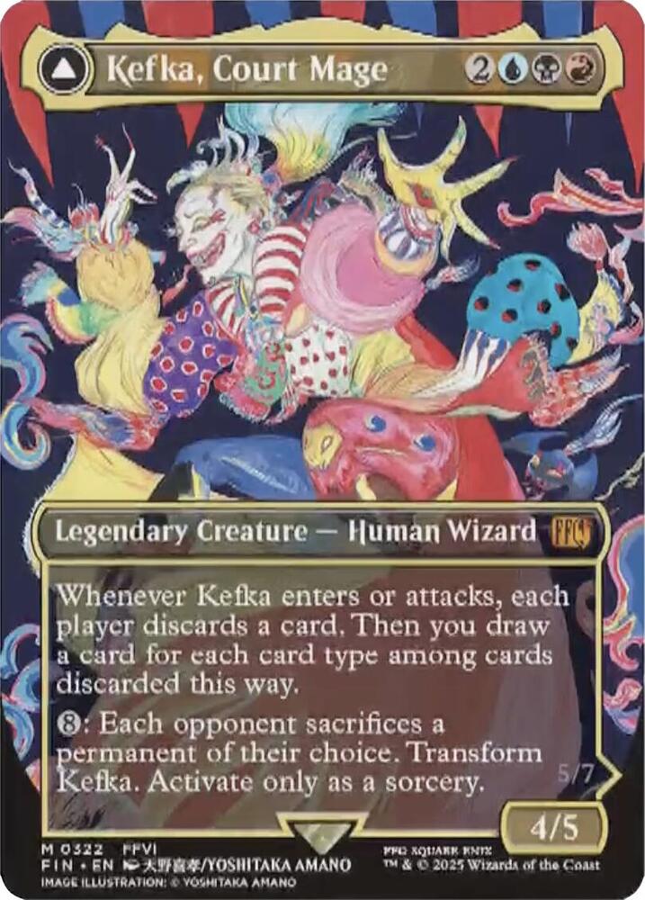 Kefka, Court Mage // Kefka, Ruler of Ruin 322 (FINAL FANTASY)  - Borderless | Good Games Morley