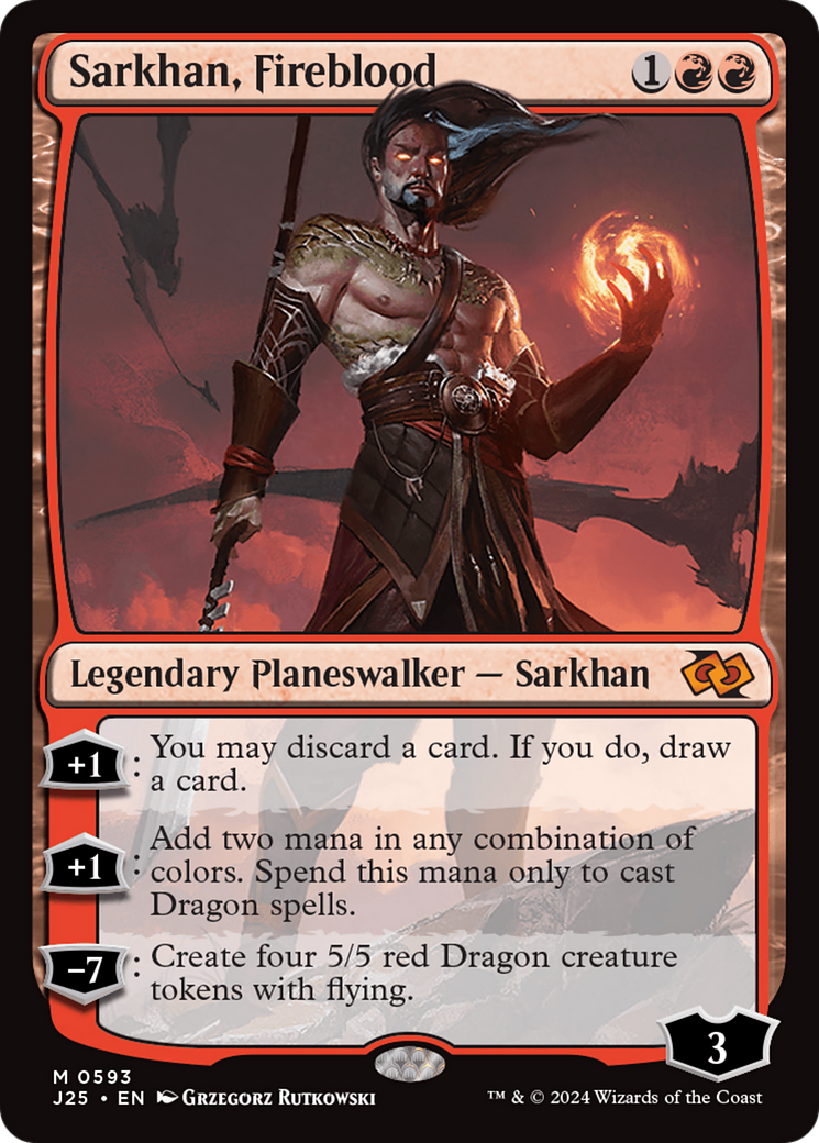 Sarkhan, Fireblood [Foundations Jumpstart] | Good Games Morley