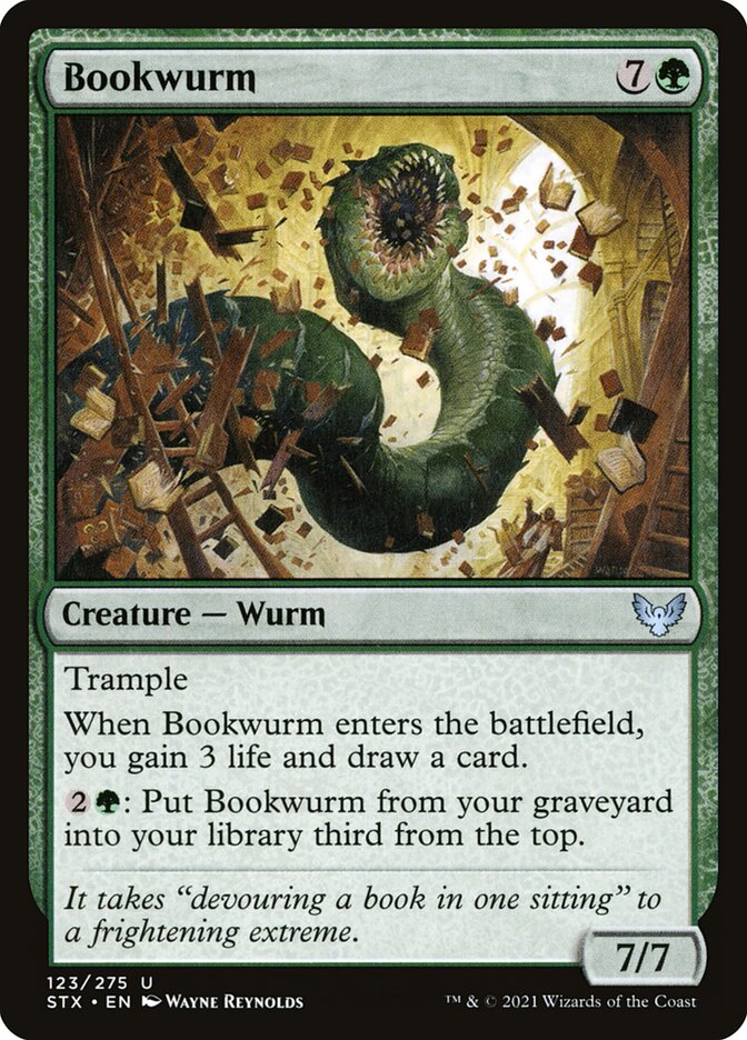 Bookwurm 123 (Strixhaven: School of Mages)  - Foil | Good Games Morley