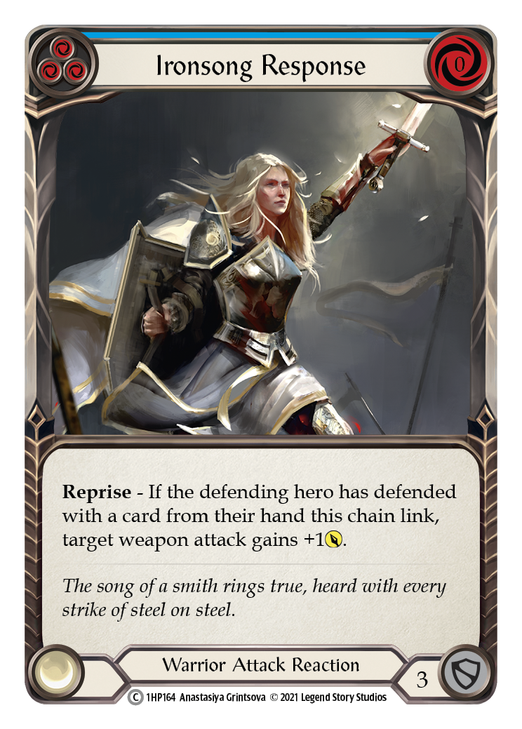 Ironsong Response (Blue) [1HP164] (History Pack 1) | Good Games Morley