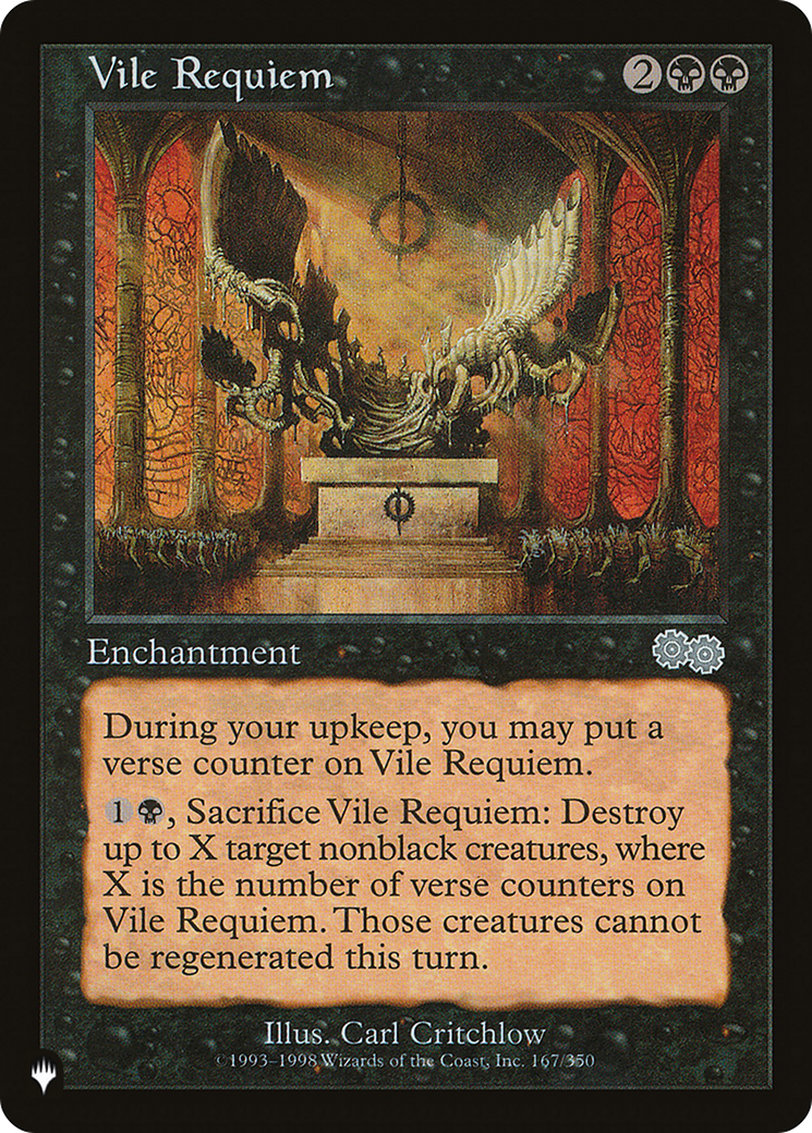Vile Requiem (USG) [The List] | Good Games Morley