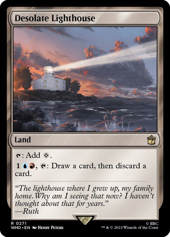 Desolate Lighthouse 271 (Universes Beyond: Doctor Who)  - Foil | Good Games Morley