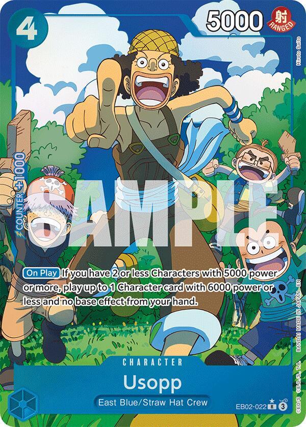 Usopp EB02-022 (Extra Booster: Anime 25th Collection)  - Alternate Art Foil | Good Games Morley