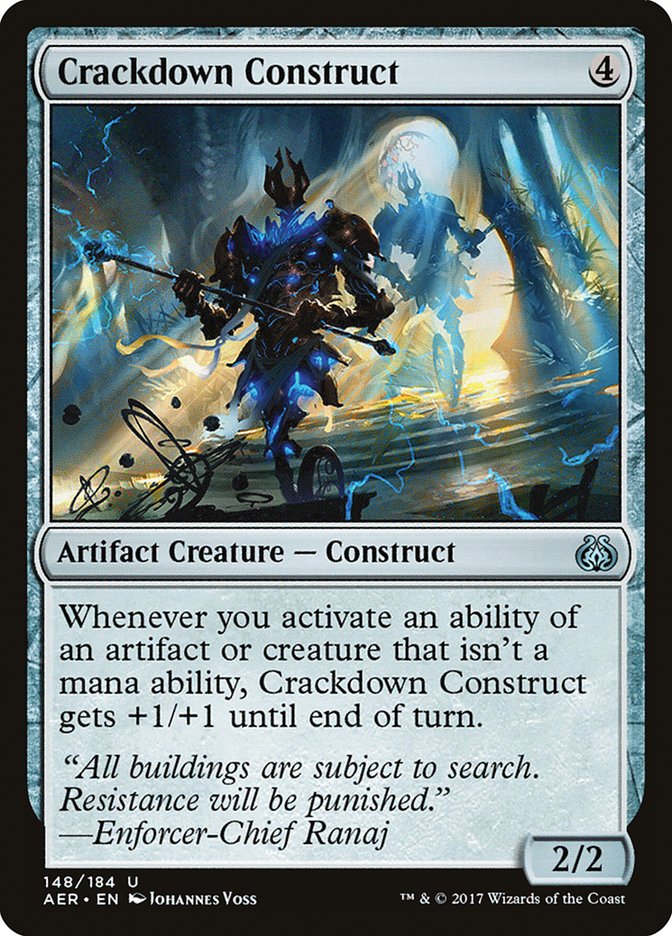 Crackdown Construct [Aether Revolt] | Good Games Morley