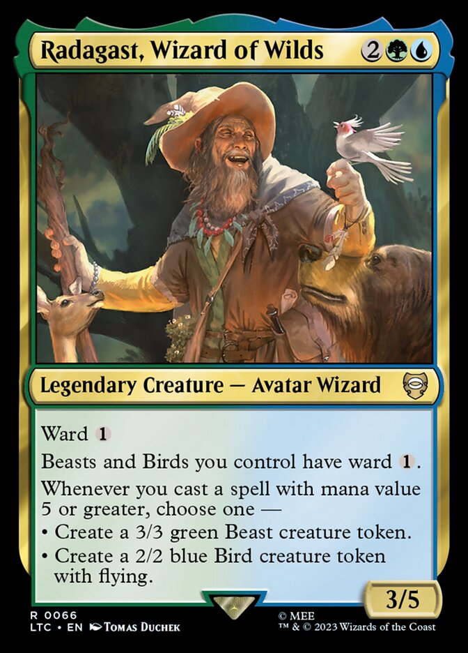 Radagast, Wizard of Wilds 66/347 (Commander: The Lord of the Rings: Tales of Middle-earth)  | Good Games Morley