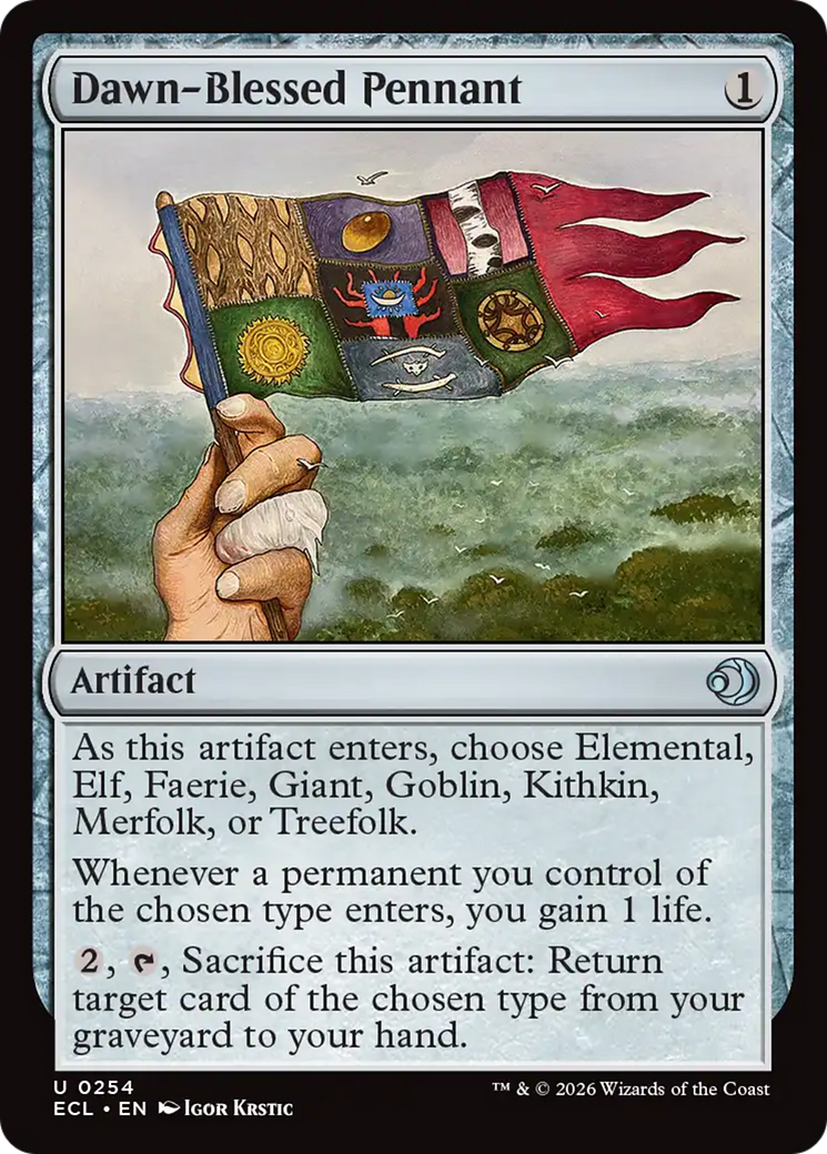Dawn-Blessed Pennant [Lorwyn Eclipsed] | Good Games Morley