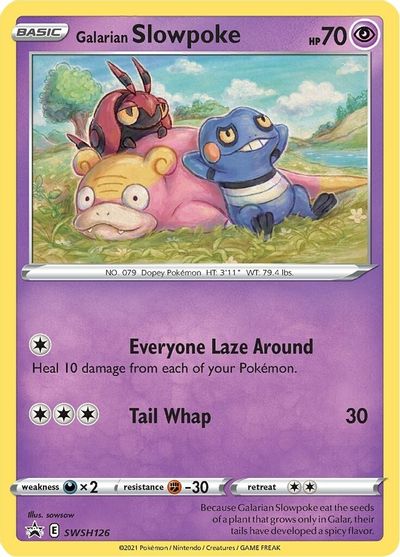 Galarian Slowpoke (SWSH126) [Sword & Shield: Black Star Promos] | Good Games Morley