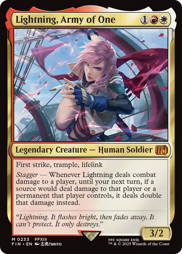 Lightning, Army of One [FINAL FANTASY] | Good Games Morley