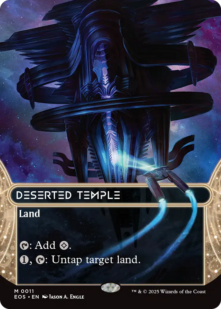 Deserted Temple (0011) (Borderless) [Edge of Eternities: Stellar Sights] | Good Games Morley