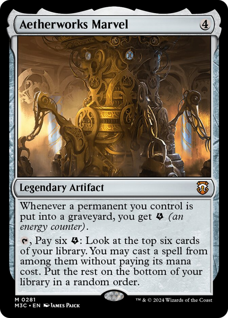 Aetherworks Marvel (Ripple Foil) [Modern Horizons 3 Commander] | Good Games Morley
