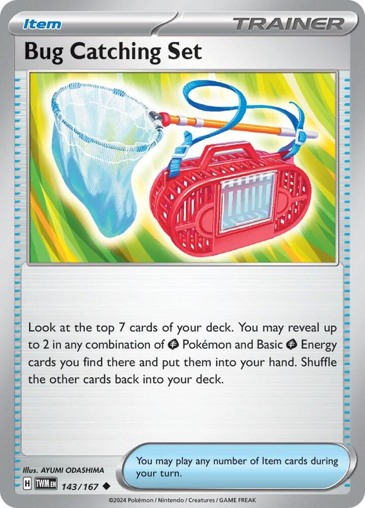 Bug Catching Set 143/167 (SV06: Twilight Masquerade)  | Good Games Morley