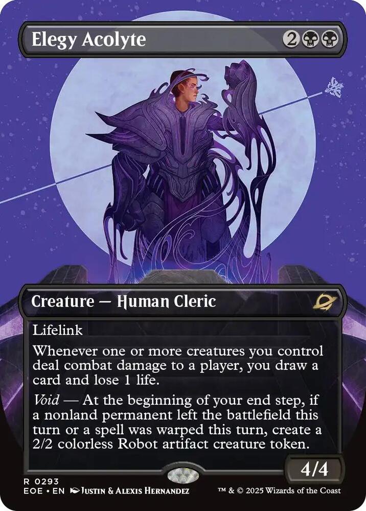 Elegy Acolyte  293/276 (Edge of Eternities)  - Borderless | Good Games Morley