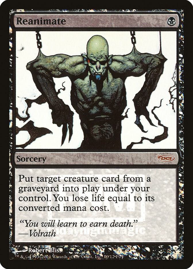 Reanimate 10/12 (FNM Promos)  - Foil | Good Games Morley