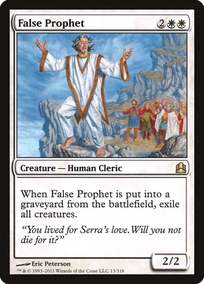 False Prophet 13/318 (Commander)  | Good Games Morley