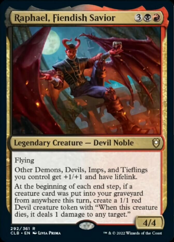 Raphael, Fiendish Savior [Commander Legends: Battle for Baldur's Gate] | Good Games Morley