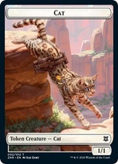 Cat // Construct Double-Sided Token [Zendikar Rising Tokens] | Good Games Morley