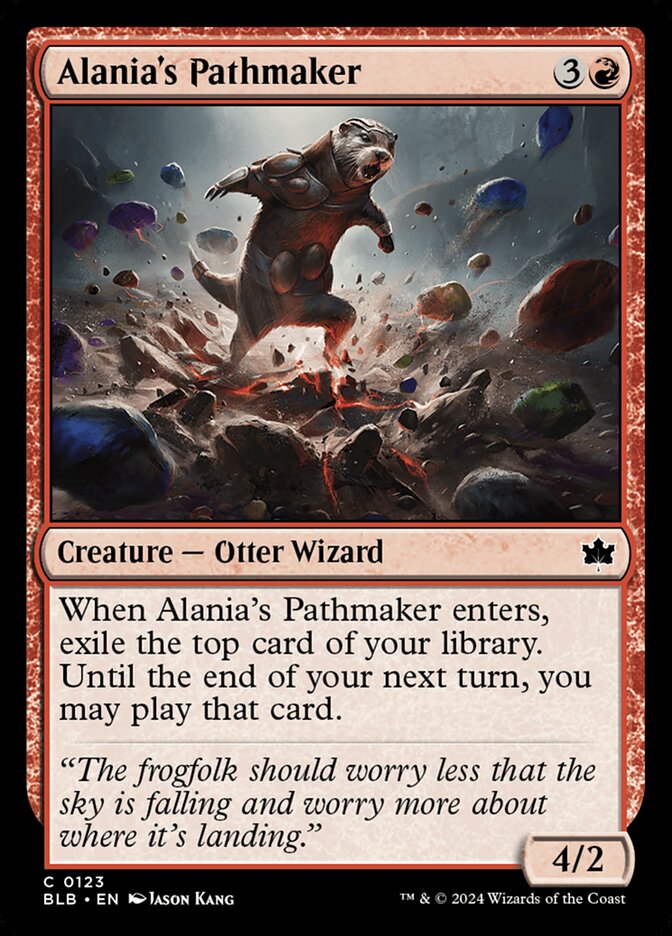 Alania's Pathmaker 123 (Bloomburrow)  - Foil | Good Games Morley