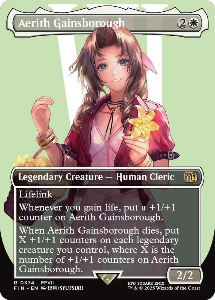 Aerith Gainsborough 374 (FINAL FANTASY)  - Borderless | Good Games Morley