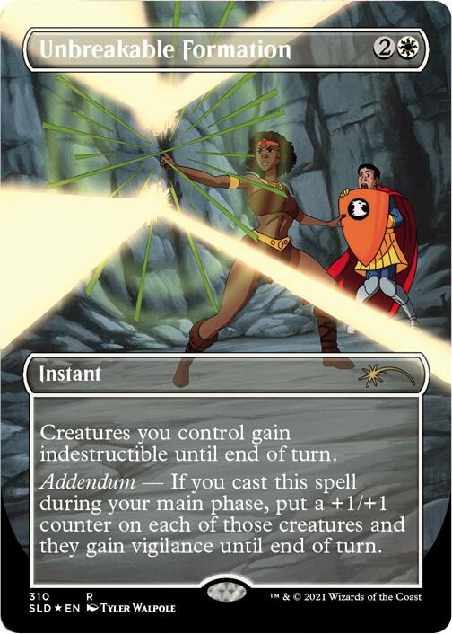 Unbreakable Formation 310 (Secret Lair Drop Series)  - Borderless Foil | Good Games Morley