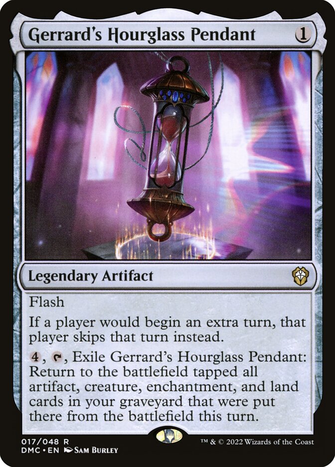 Gerrard's Hourglass Pendant 17 (Commander: Dominaria United)  | Good Games Morley