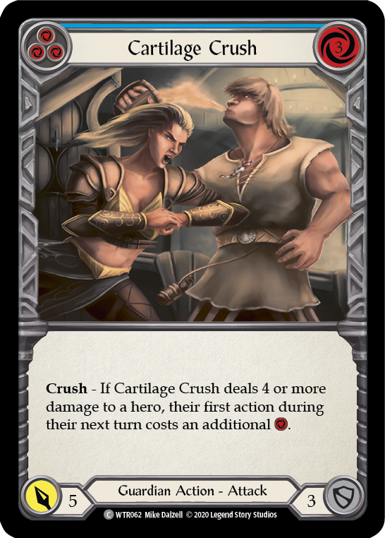 Cartilage Crush (Blue) [U-WTR062] (Welcome to Rathe Unlimited)  Unlimited Rainbow Foil | Good Games Morley