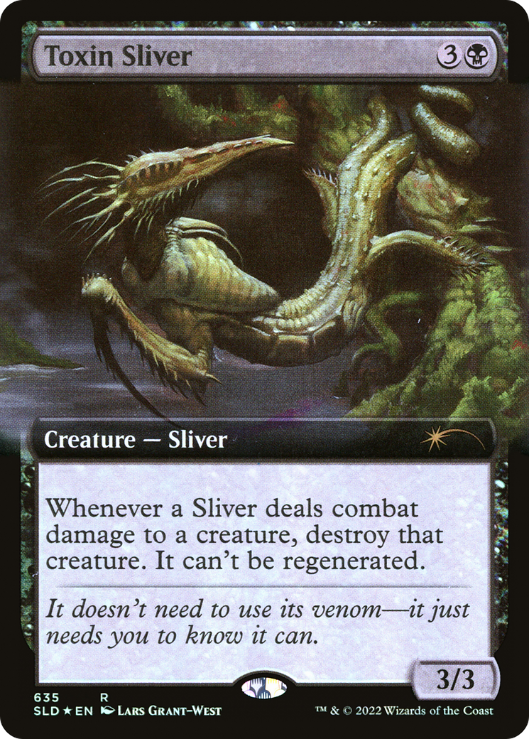 Toxin Sliver (Extended Art) [Secret Lair Drop Promos] | Good Games Morley