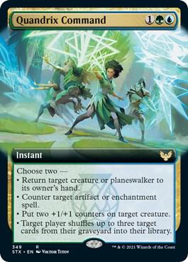Quandrix Command Extended Art 349/275 (Strixhaven: School of Mages)  | Good Games Morley